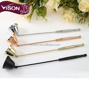 C014 color oro di alta qualità in acciaio inox stoppino forbice senza fumo candela Snuffer Snuffer vendita calda fragranza accessori - Product Image 2