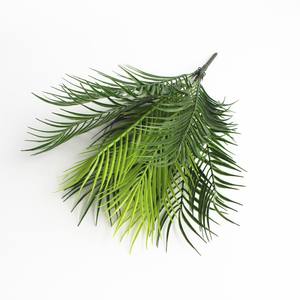 Palmera artificial de 9 cabezas de alta calidad, vegetación de plástico, plantas tropicales y selváticas falsas, hojas verdes - Product Image 4