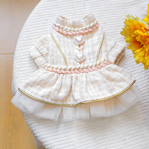 Falda Vestido de Lujo de Princesa para Perros OEM ODM al Por Mayor Ropa Sexy de Encaje para Mascotas Vestido de Boda de Verano para Mascotas - Product Image 2
