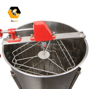 Extracteur de miel manuel 3 cadres, Nouveau modèle BH, Moins cher, Grande centrifugeuse manuelle 3 cadres en acier inoxydable pour le miel - Product Image 6