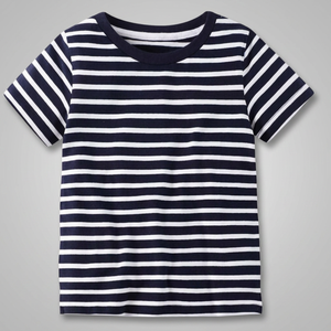 Camiseta de Hombre de Último Diseño, Holgada, con Hombros Caídos, Transpirable, Ecológica, a Rayas, de Secado Rápido, 100% Algodón Jersey, Compresión Plus - Product Image 3