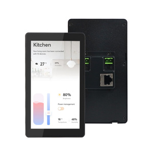 Panneau de commande intelligent interactif Portworld 5,5'' pour <span class=keywords><strong>garage</strong></span>, voiture, camping-car, usage domestique - Écran OLED, construction métallique, application WiFi, écran tactile - Product Image 4