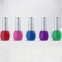 Nouveauté : Mini flacons en verre vides pour vernis à ongles et huiles, 5ml et 6ml, avec pinceaux et bouchons à vis, personnalisables OEM/ODM, marque privée