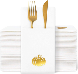 <span class=keywords><strong>Serviette</strong></span> en papier Airlaid colorée de couleurs personnalisées de haute qualité avec poche 40x40cm,1/8 pli 1ply <span class=keywords><strong>pré</strong></span>-plié dîner invité essuie-mains - Product Image 6