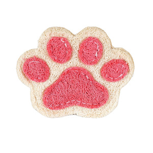 Natural Eco-Friendly Loofah <b>Cat</b> <b>Toy</b>-<b>Interactive</b> Chew Stick & Paw Shape for Teeth Grinding - Product Image 1