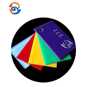Gongyi 1mm Colorful HIPS Acrylic Mirror Plastic Plate Sheet For Key chains
