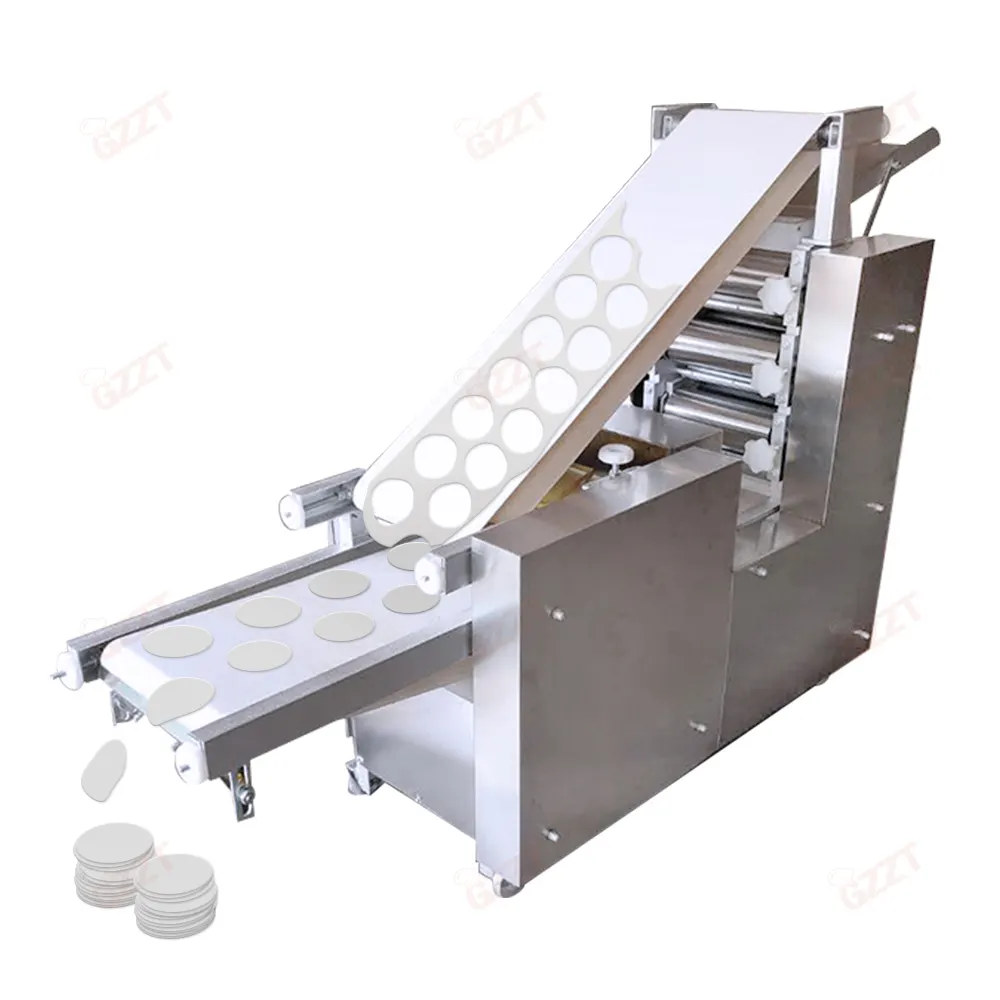 Lavash Tortilla sheeter làm cho tự động thương mại lebanon lebanese israeli pita bánh mì lớp vỏ burrito Bun bánh bao wrapper máy