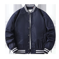Veste d'uniforme de baseball à insertion de couleur pour hommes et femmes Veste de travail à la mode Ins élégante pour le style pilote américain du printemps et de l'automne