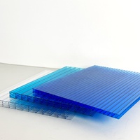Panneau de toiture en polycarbonate multicouche transparent pour serre, pépinière, pergola, éclairage naturel