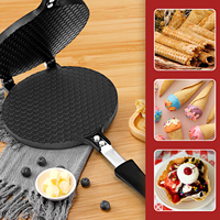 Moule à petit déjeuner au four de cuisine personnalisé mini moule à gaufres antiadhésif pour la fabrication de gaufres moule de cuisson gâteau aux œufs à bulles