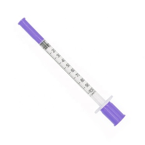 Jeringas <span class=keywords><strong>de</strong></span> <span class=keywords><strong>Insulina</strong></span> Desechables Envasadas Individualmente, Color Morado, con Triple Bisel, Certificación CE, 29G 30G 31G <span class=keywords><strong>0.3</strong></span>/0.5/1ml 6/8/13mm - Product Image 4