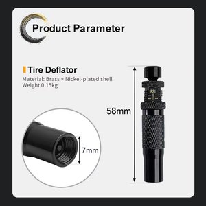 Kit de dégonflage de pneus préréglé, <span class=keywords><strong>valve</strong></span> de dégonflage automatique réglable pour véhicules 4x4 tout-terrain, camping, récupération, 10-30 PSI - Product Image 4