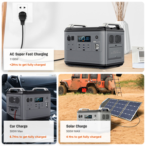 New Energy 2000W Portable Power <b>Storage</b> Power Supply Solar Generator Power Station <b>Camping</b> Support Solar Charging - Product Image 4