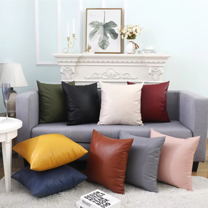 Taies <span class=keywords><strong>d</strong></span>'<span class=keywords><strong>oreiller</strong></span> italiennes artisanales, lot de 2, 45x45 cm, unies, double face, <span class=keywords><strong>rose</strong></span> <span class=keywords><strong>poudré</strong></span> clair et foncé, carrées, 100% microfibre - Product Image 1