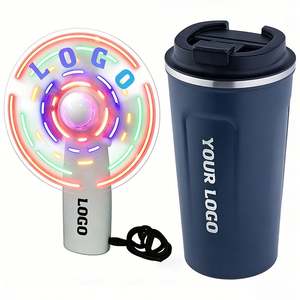 Ventiladores Eléctricos Portátiles Luminosos Personalizables al por Mayor, Mini Ventiladores LED de Mano para Eventos Empresariales, Regalos Promocionales - Product Image 1