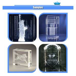Hoàn hảo Laser - 3D ảnh laser Crystal Cube danh hiệu giải thưởng khắc làm máy in máy - Product Image 3