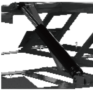 Table élévatrice mobile à ciseaux basse en hauteur, équipement hydraulique de réparation automobile avec élévateur à ciseaux pratique JA-H25 portable et compact - Product Image 2