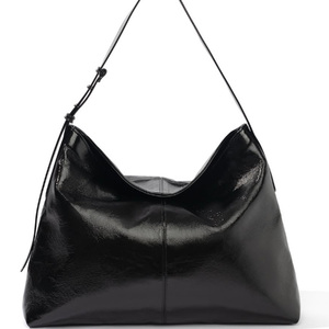 <span class=keywords><strong>Sac</strong></span> à bandoulière portable <span class=keywords><strong>noir</strong></span> classique en cuir PU résistant avec logo personnalisé, fermeture éclair intégrale, vente en gros, <span class=keywords><strong>sac</strong></span> à <span class=keywords><strong>main</strong></span> de créateur - Product Image 1