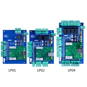 Vier Deur Network Access Control Panel Met Software Communicatie Protocol Tcp/Ip Control Board Wiegand Reader Voor 4 Deur Gebruik