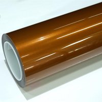 Film de protection de peinture (PPF) TPU 7,5 mil Or Métallique Madeira pour carrosserie, anti-UV, brillant, auto-réparant, à changement de couleur, en rouleau, direct usine