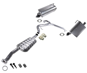 Silenciador de repuesto para tubos de escape de accesorios de coche para 2009 2010 2011 2012 2013 <span class=keywords><strong>Subaru</strong></span> <span class=keywords><strong>Forester</strong></span> <span class=keywords><strong>XT</strong></span> 2.5L Turbo sistema de escape Dual - Product Image 1