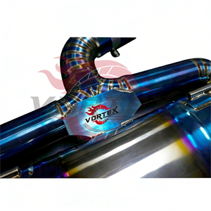 ท่อไอเสีย Vortex Blue Burnt Titanium Valvetronic Catback สำหรับ Audi RS3 8V 8Y 2.5T ระบบเก็บเสียงแบบ Pie-cut สำหรับรถแข่ง - Product Image 4