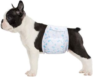 Couches jetables absorbantes pour chiens mâles de taille moyenne à grande, protection contre les fuites et l'incontinence urinaire - Product Image 5