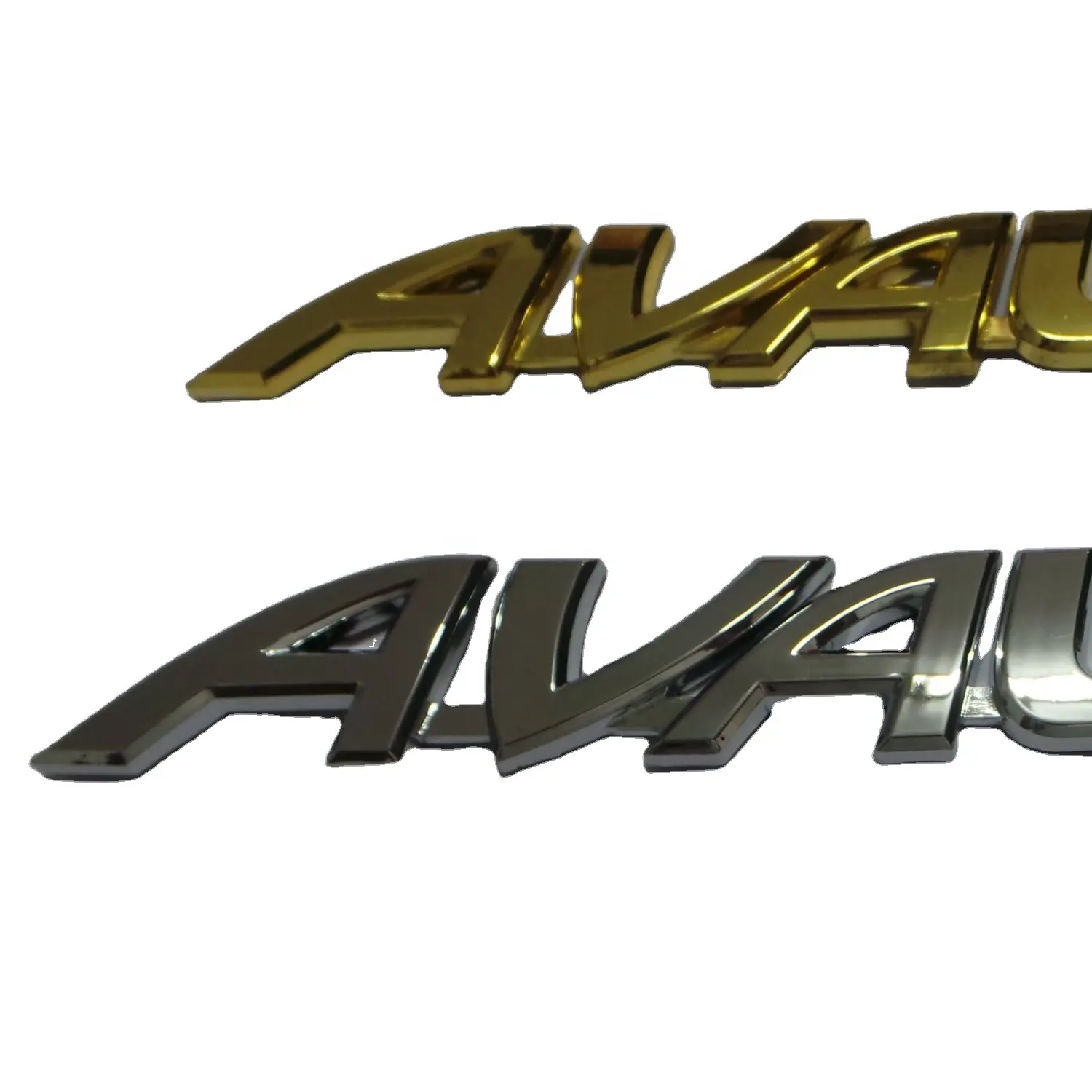 Chrom ABS Kunststoff Custom Logo Autozubehör Auto Letter Badge Emblem