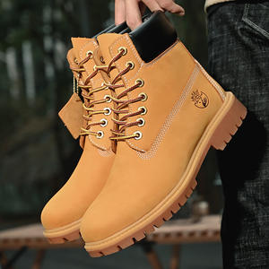 2025 Custom Logo Original Designer Winter Heels Genuine Leather Lining <b>Mens</b> Sneakers <b>Boots</b> - Product Image 3