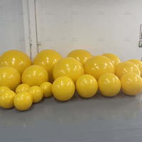 Ballon gonflable géant personnalisé en PVC, coloré, pour événements promotionnels, forme ronde
