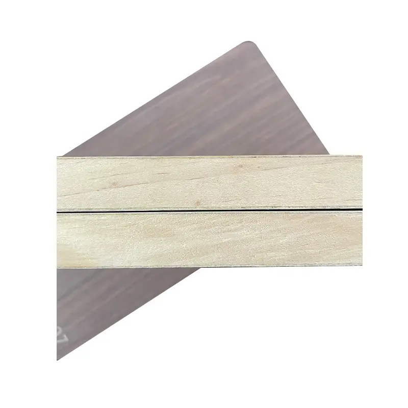 18mm lembar melamin kayu beech Rumania untuk halaman belakang kayu MDF kilau tinggi kecerahan tinggi kayu lapis plastik papan formwork