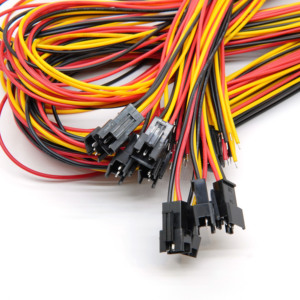 Kabel Harness Terminal SM 3Pin Kustom dengan Pitch 2.54mm, Kabel Plug dengan Pengunci untuk Koneksi Modul Sensor Catu Daya Kecil - Product Image 2