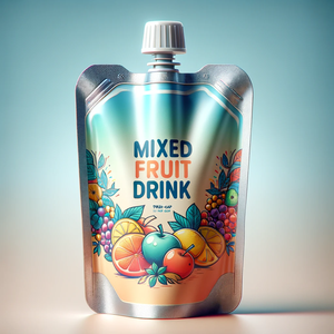 Sacchetto per beccuccio per alimenti per bambini personalizzato eco friendly sacchetto vuoto di plastica trasparente per succo di frutta - Product Image 4