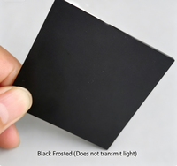 Plaque acrylique translucide mate effet gelée 3mm-10mm pour éclairage et décoration intérieure