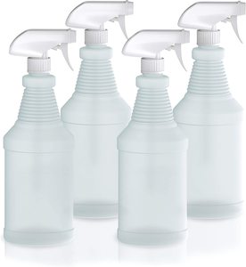 Pulvérisateur à tête réglable de 300ml 500ml vide rechargeable transparent robuste et flacon pulvérisateur en plastique pour le nettoyage, les plantes, les cheveux - Product Image 5