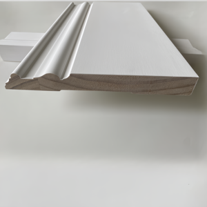 Molduras Blancas Modernas con Acabado de Primera Calidad, Molduras Decorativas de Pino de Nueva Zelanda para Interiores, Molduras Blancas para Zócalos - Product Image 3