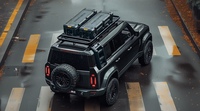 Porte-bagages de toit en aluminium pour Jetour Traveler T2 Noir Installation sans destruction Rétrofit/Amélioration