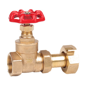 Guangdong Magnesium Special Brass Gate Valve Double <b>Thread</b> Telescopic For Tap Water Pipeline High Pressure Single Gate - Product Image 4