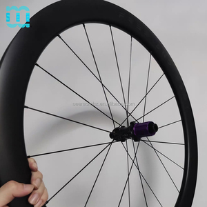 Juego de <span class=keywords><strong>Ruedas</strong></span> de <span class=keywords><strong>Carbono</strong></span> para Bicicleta de Carretera SeeMore, Delanteras de 40 mm, Traseras de 50 mm, con Radios Aero CX-ray, Buje de Trinquete de 54 Dientes, para Ciclismo de <span class=keywords><strong>Gravel</strong></span> y Carreras - Product Image 4