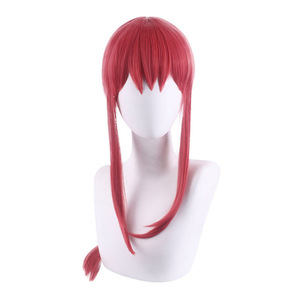 Tóc Giả Màu Đỏ Với Bện Cho Phụ Nữ Dài Thẳng Cosplay Tóc Giả Với Ponytails Tổng Hợp Tóc Giả Tóc Trang Phục Cho Anime - Product Image 3