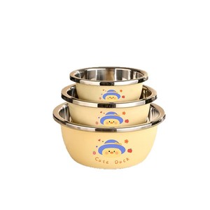 Cartoon Dinosaur Stainless Steel Mixing Bowl 26cm For Baking Salad Washing Kneading Stirring - Product Image 2