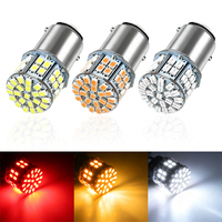 Ampoules LED 1156 BA15S 1157 SMD 50 LED 1206 pour voiture, BAY15D P21W, éclairage automobile, style automobile, DC12V