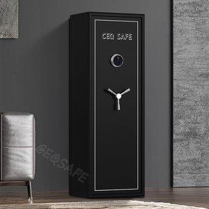 Caja Fuerte para Armas de Fuego CEQSAFE, Resistente al Fuego, con Cerradura Biométrica de Huellas Dactilares, Caja de Seguridad Biométrica para Armas - Product Image 3
