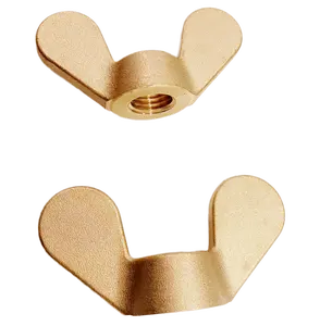 Brass DIN 315 Rounded Wing Nuts Butterfly Nuts Customized