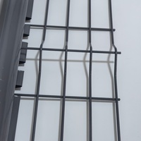 Panel de Malla Metálica 3D, Valla de Seguridad de Acero Galvanizado con Recubrimiento de PVC para Granjas, Jardines y Construcción