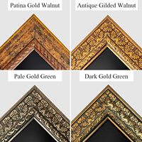 Cadre TV en noyer doré antique Compatible UNIQUEMENT avec Samsung the Frame TV et Pro Antique Gilded Walnut
