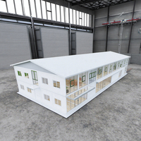 Maison conteneur extensible de 40 pieds sur 20 pieds, villa modulaire préfabriquée de luxe à 3 chambres avec cuisine et salle de bain pour bureau ou hôtel