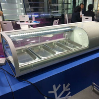 Vitrine réfrigérée pour sushis en verre trempé à refroidissement direct de 1200 mm et 42 L, certifiée CE