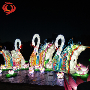Linternas Tradicionales Chinas de Seda LED Impermeables para Diwali, Linternas Decorativas con Forma de Animales para Festivales y San Valentín - Product Image 2