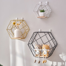 Étagère <span class=keywords><strong>murale</strong></span> Golden Home Étagères murales nordiques multifonctionnelles personnalisées et simples - Product Image 3